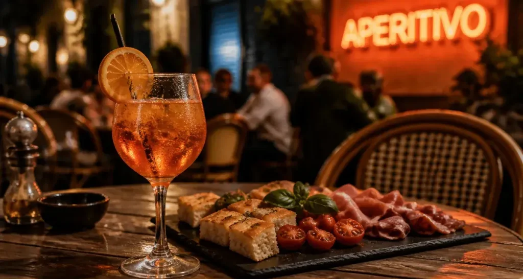 Aperitivo paris : spritz et antipasti sur une terrasse
