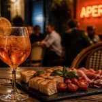 Aperitivo paris : spritz et antipasti sur une terrasse