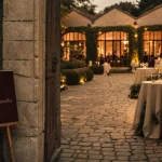 La Cour des Grands / Le Domaine des Tournelles : parc, entrée pierre, trois salles