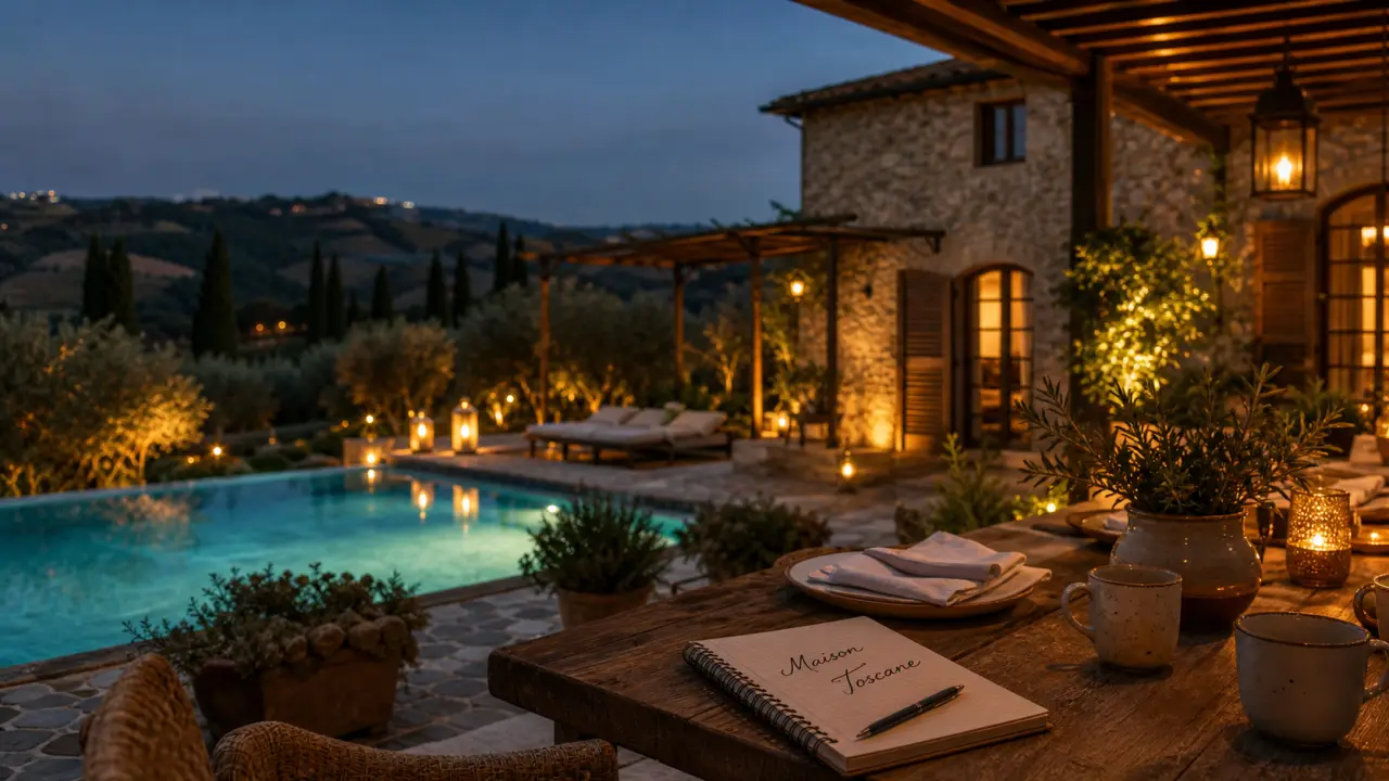 Toscane location maison : villa avec piscine privée en Toscane