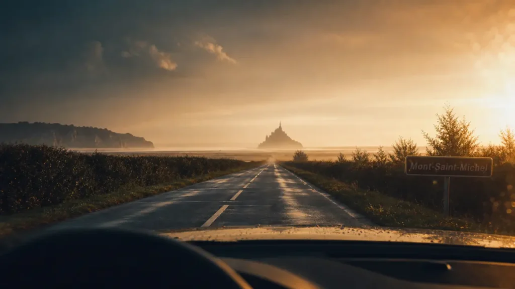 Visiter la basse normandie : route vers le Mont-Saint-Michel