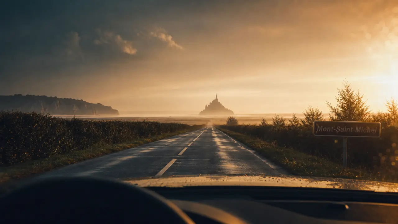 Visiter la basse normandie : route vers le Mont-Saint-Michel
