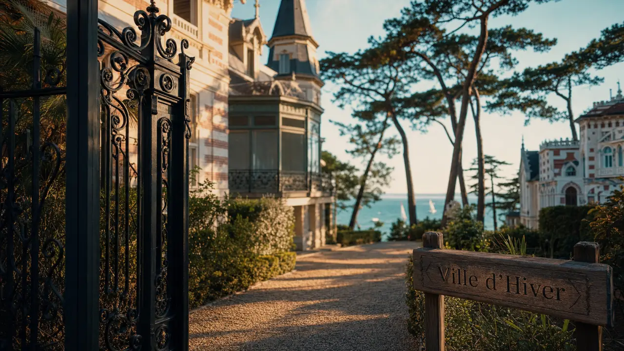 Chateau a visiter arcachon : villa Ville d’Hiver et parc Mauresque