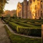 Chateau a visiter toulouse : Château de Merville labyrinthe de buis