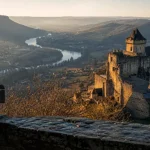 Château castel rouge dordogne : Castelnaud et Dordogne, vue panoramique