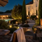 Chateau pezenas, piscine et gîtes spa au Château du Parc