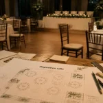 Disposition table mariage : 1,50 m entre les tables