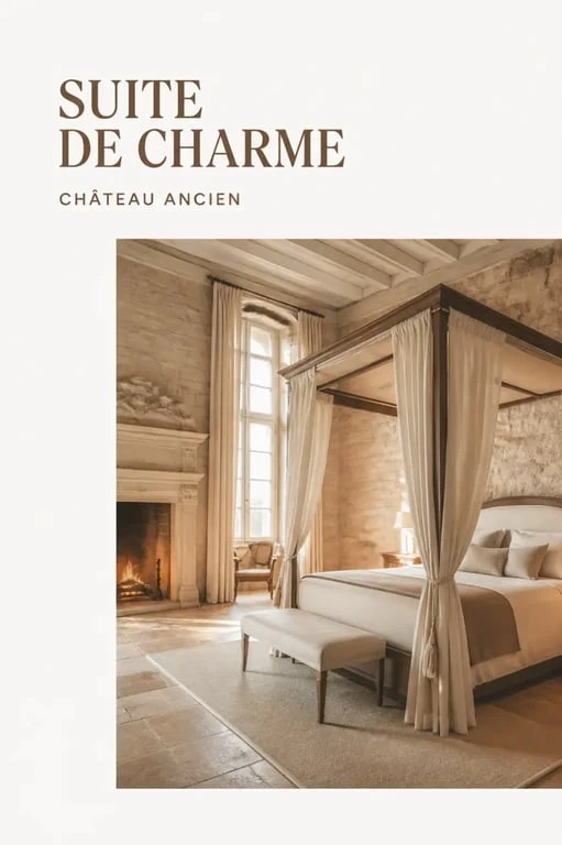Dormir au chateau dans une suite romantique de château ancien