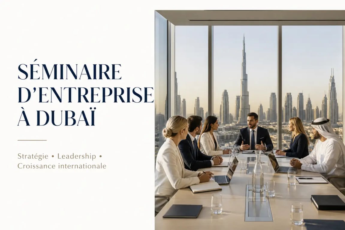 Organiser un séminaire d'entreprise inoubliable à Dubaï dans un hôtel premium avec vue sur la skyline