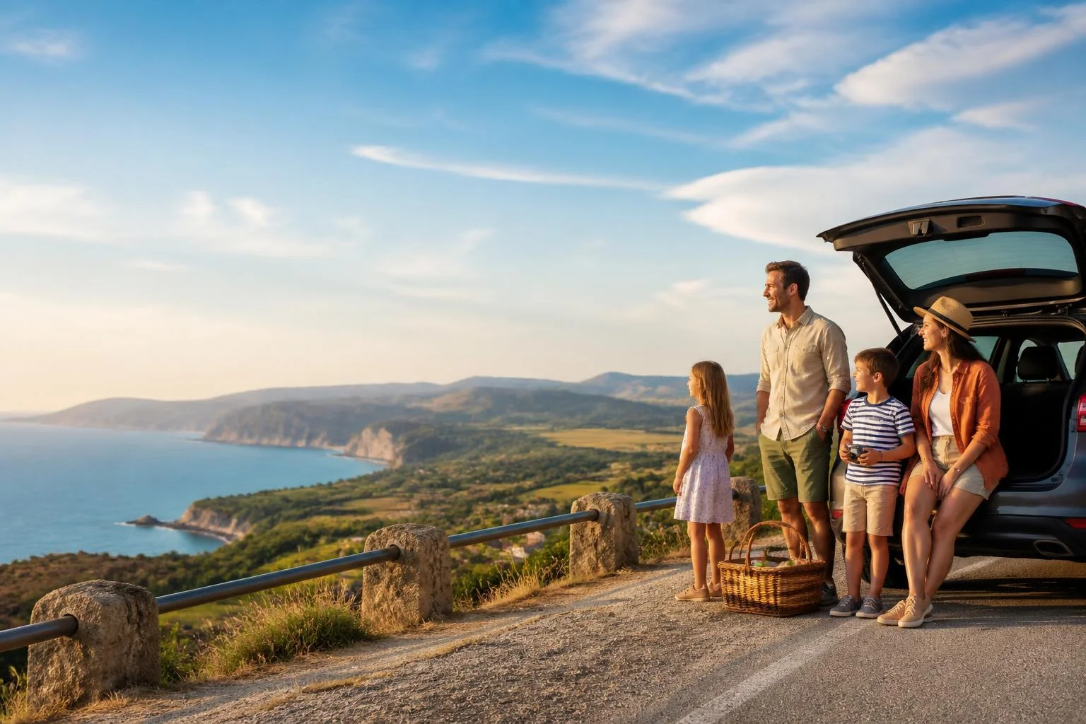 Road trip en famille en France : 3 à 4 étapes