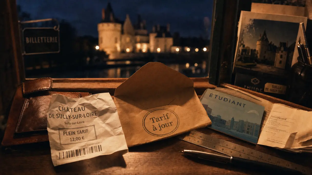 Tarif visite château de Sully-sur-Loire : billet à jour près de la billetterie