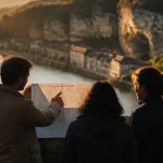 Circuits privés à Dordogne Périgord : guide sur belvédère au-dessus de la Dordogne