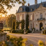 Château des vives eaux, allée menant au domaine sur 18 hectares