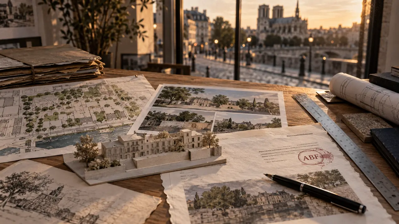 Construction en zone classée : plans ABF au bureau d’urbanisme