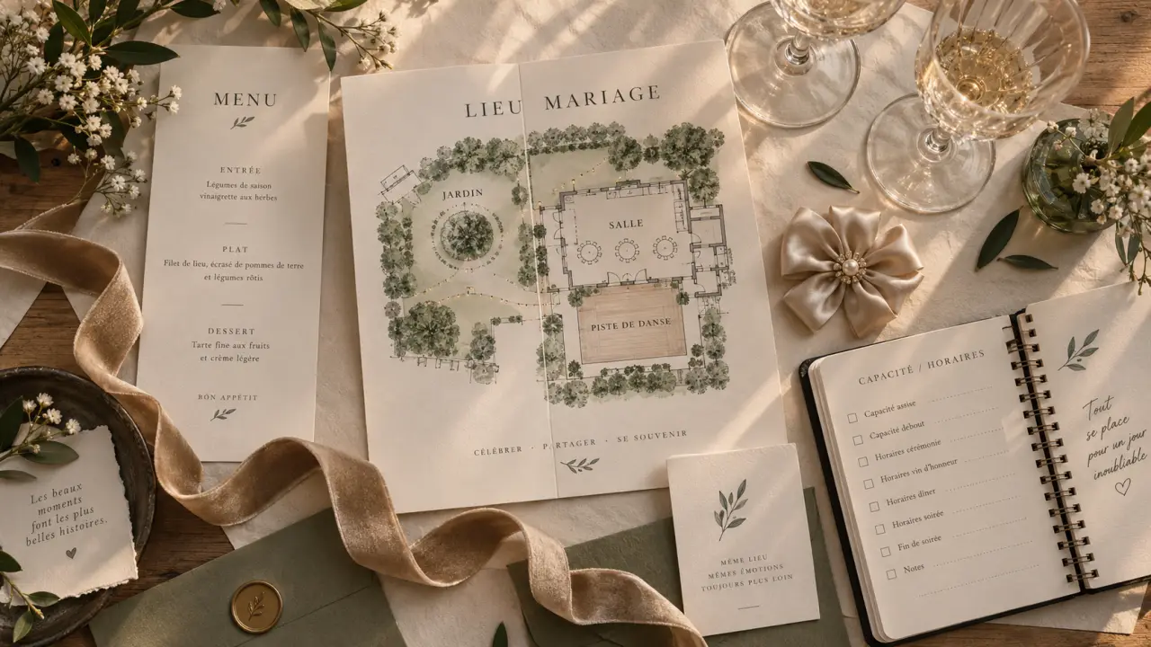Lieu mariage paris : carte et plan d’un événement
